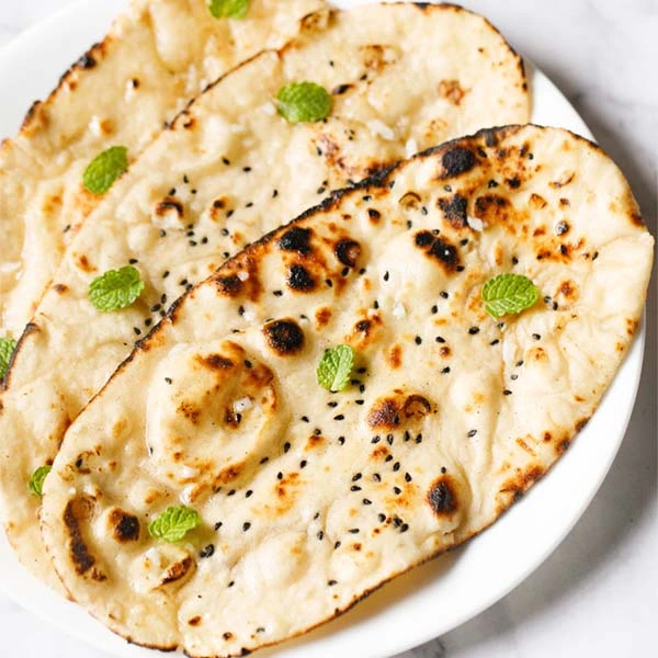 Fresh Garlic Naan at Bollywood Indian Cuisine in Edmonton, AB